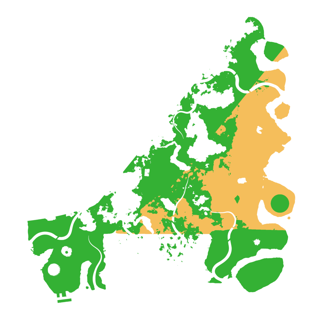 Biome Rust Map: Procedural Map, Size: 4500, Seed: 1851414488