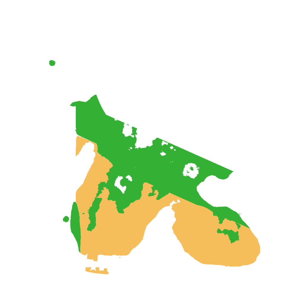 Biome Rust Map: Procedural Map, Size: 2000, Seed: 1099713234