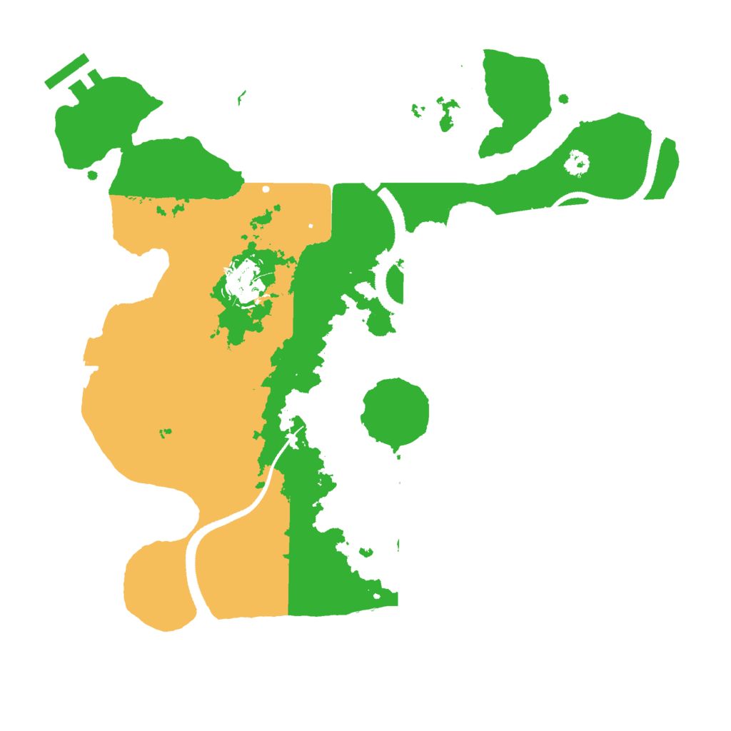 Biome Rust Map: Procedural Map, Size: 3000, Seed: 926138