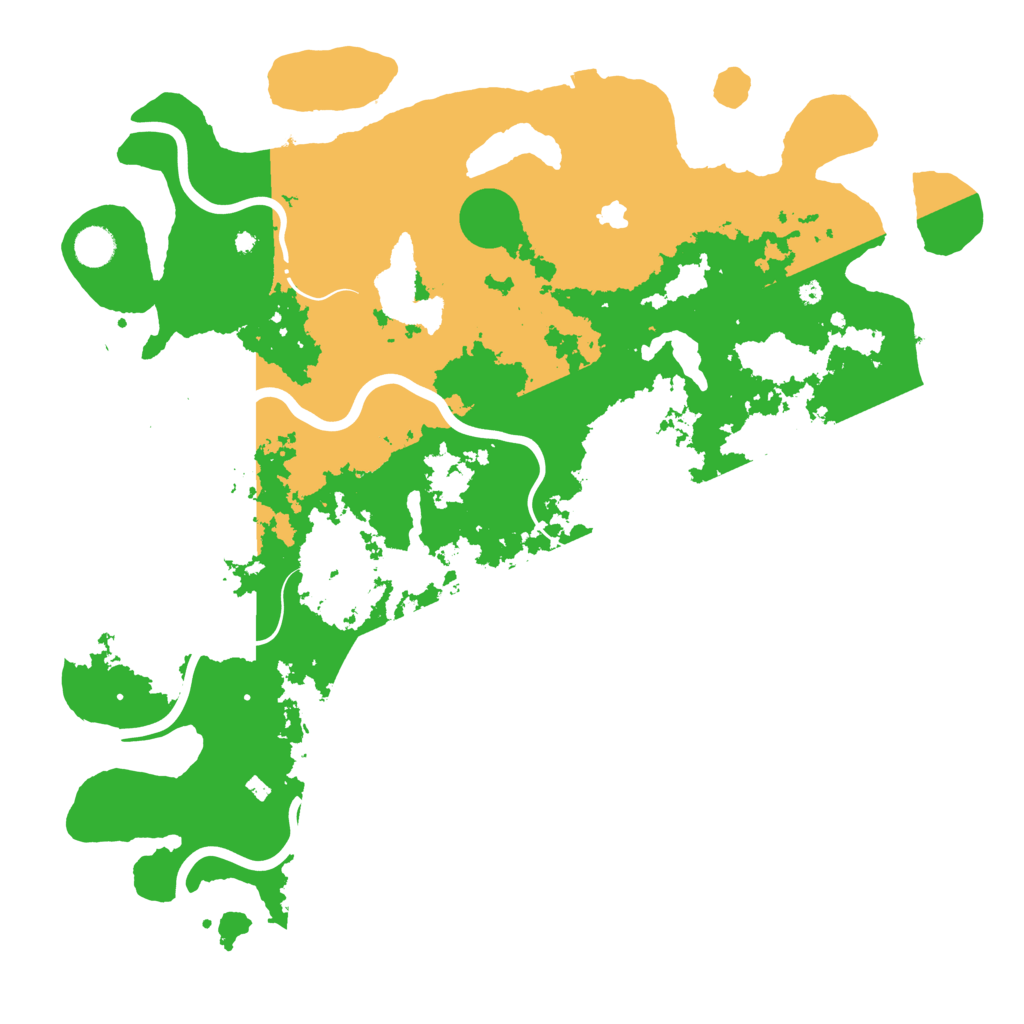 Biome Rust Map: Procedural Map, Size: 4500, Seed: 65468354