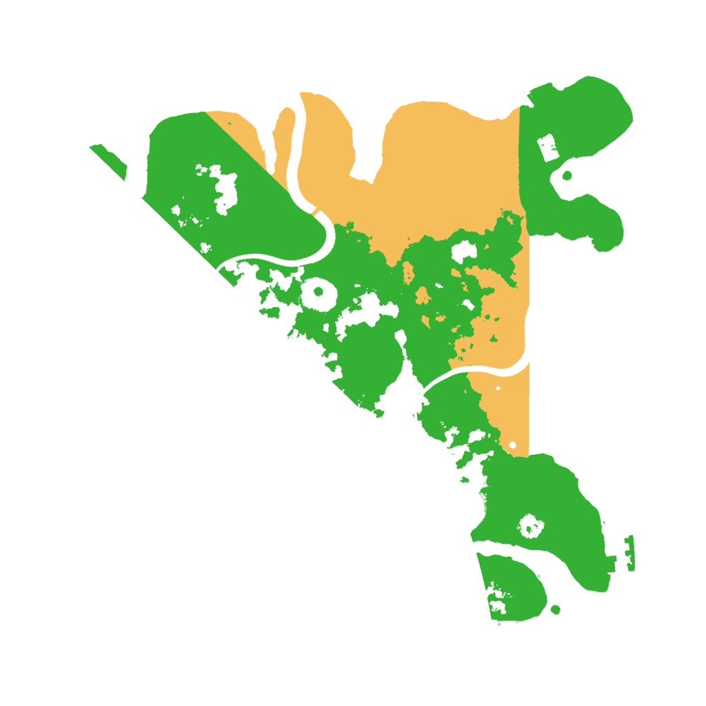 Biome Rust Map: Procedural Map, Size: 3000, Seed: 24824