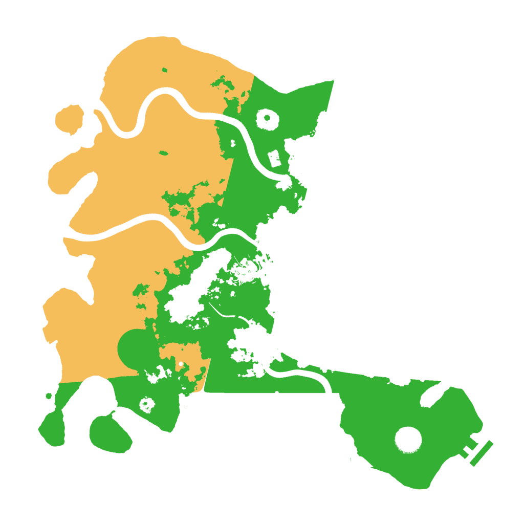 Biome Rust Map: Procedural Map, Size: 3500, Seed: 1869590343