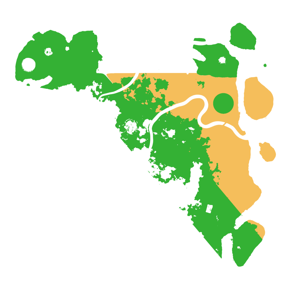 Biome Rust Map: Procedural Map, Size: 3750, Seed: 1384414203