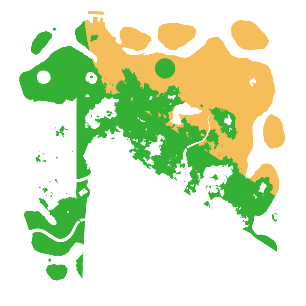 Biome Rust Map: Procedural Map, Size: 4000, Seed: 93076005