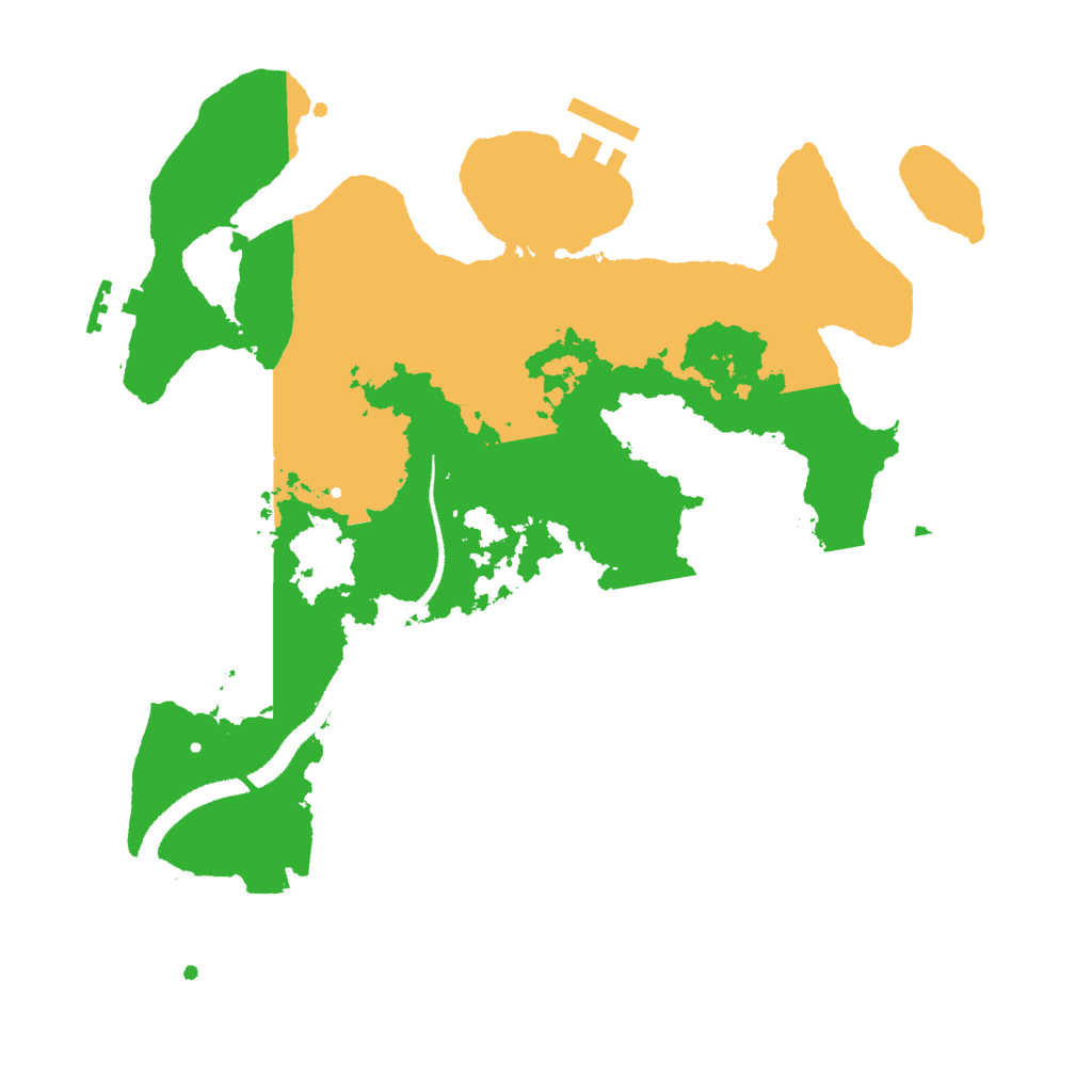 Biome Rust Map: Procedural Map, Size: 3000, Seed: 432686685