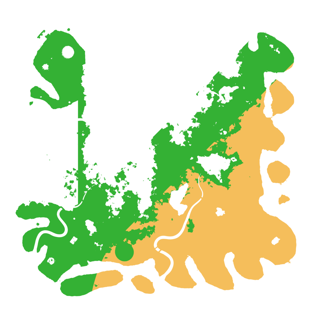 Biome Rust Map: Procedural Map, Size: 4500, Seed: 1741857898