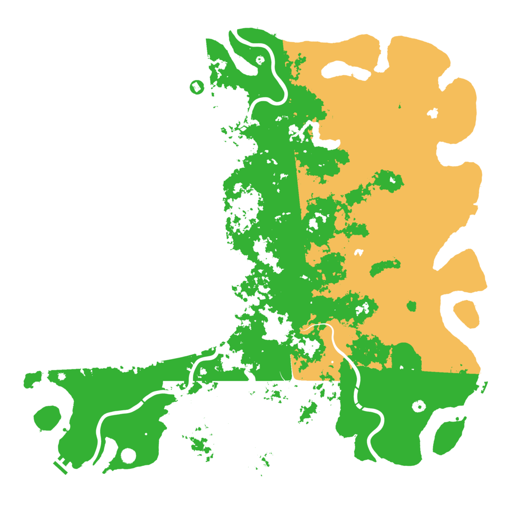 Biome Rust Map: Procedural Map, Size: 6000, Seed: 2069658314