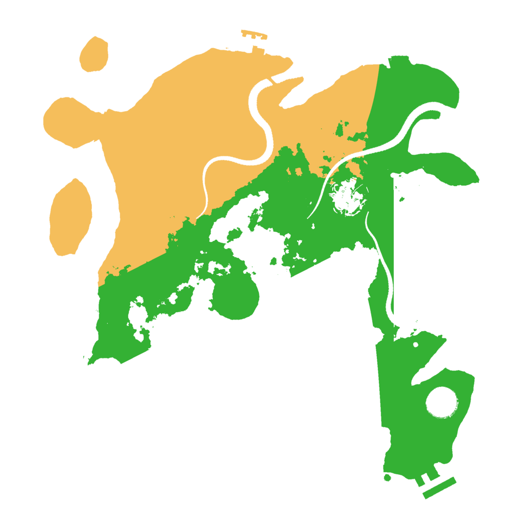 Biome Rust Map: Procedural Map, Size: 3000, Seed: 1884972068