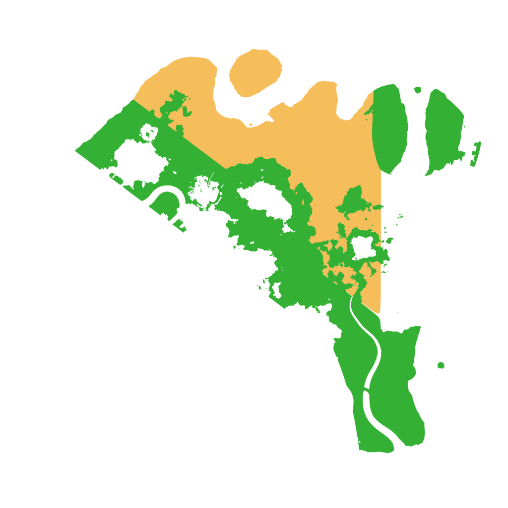 Biome Rust Map: Procedural Map, Size: 3000, Seed: 2003473179