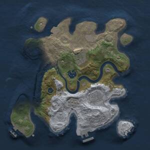 Thumbnail Rust Map: Procedural Map, Size: 2700, Seed: 269162082, 10 Monuments