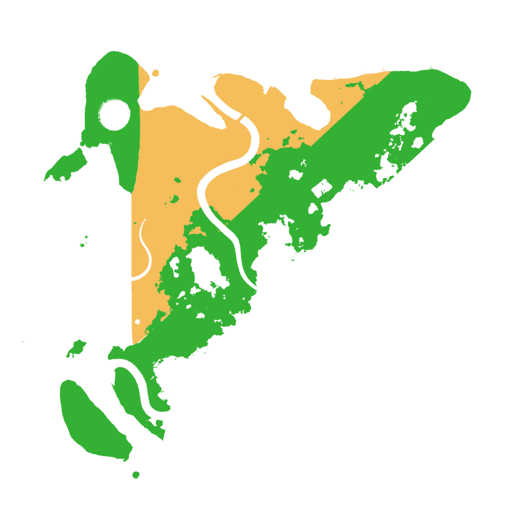 Biome Rust Map: Procedural Map, Size: 3000, Seed: 325625199