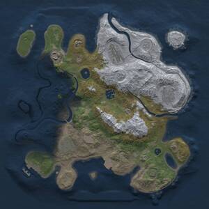 Thumbnail Rust Map: Procedural Map, Size: 3200, Seed: 111824, 10 Monuments