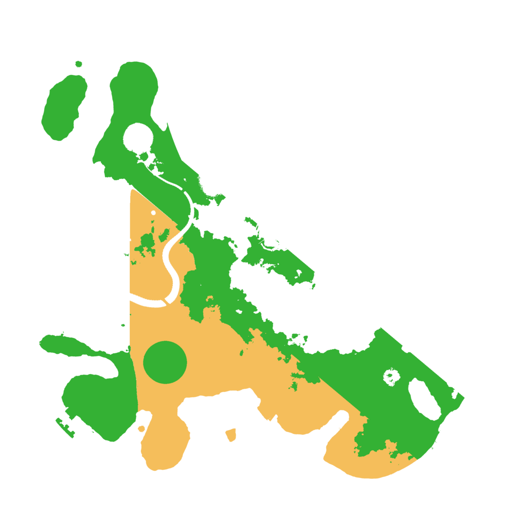 Biome Rust Map: Procedural Map, Size: 3200, Seed: 111824