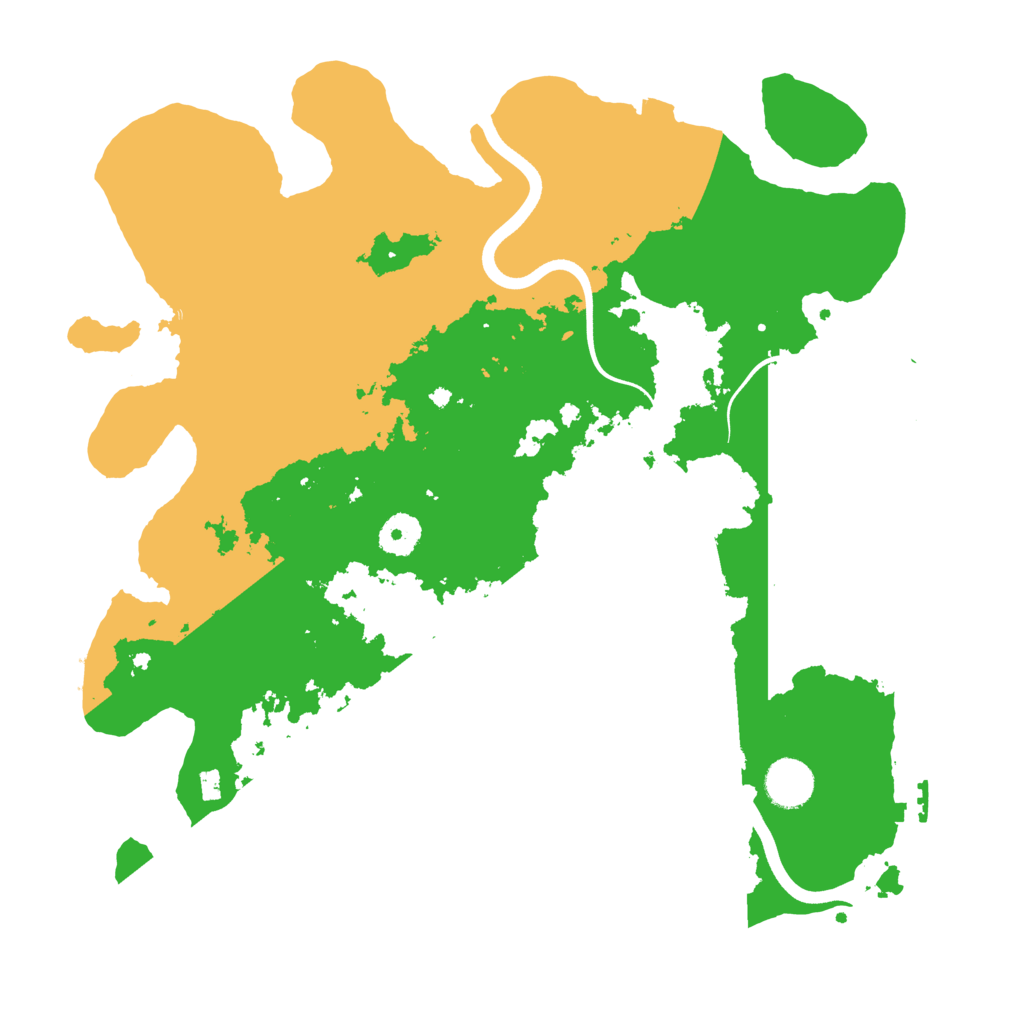 Biome Rust Map: Procedural Map, Size: 3700, Seed: 490813985