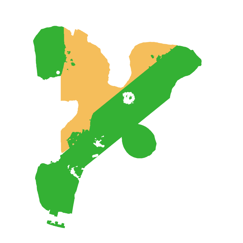 Biome Rust Map: Procedural Map, Size: 2000, Seed: 5011019