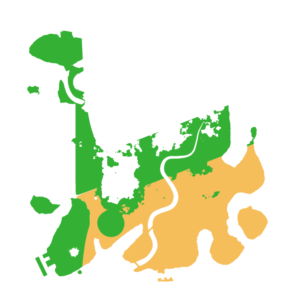 Biome Rust Map: Procedural Map, Size: 3000, Seed: 550380405