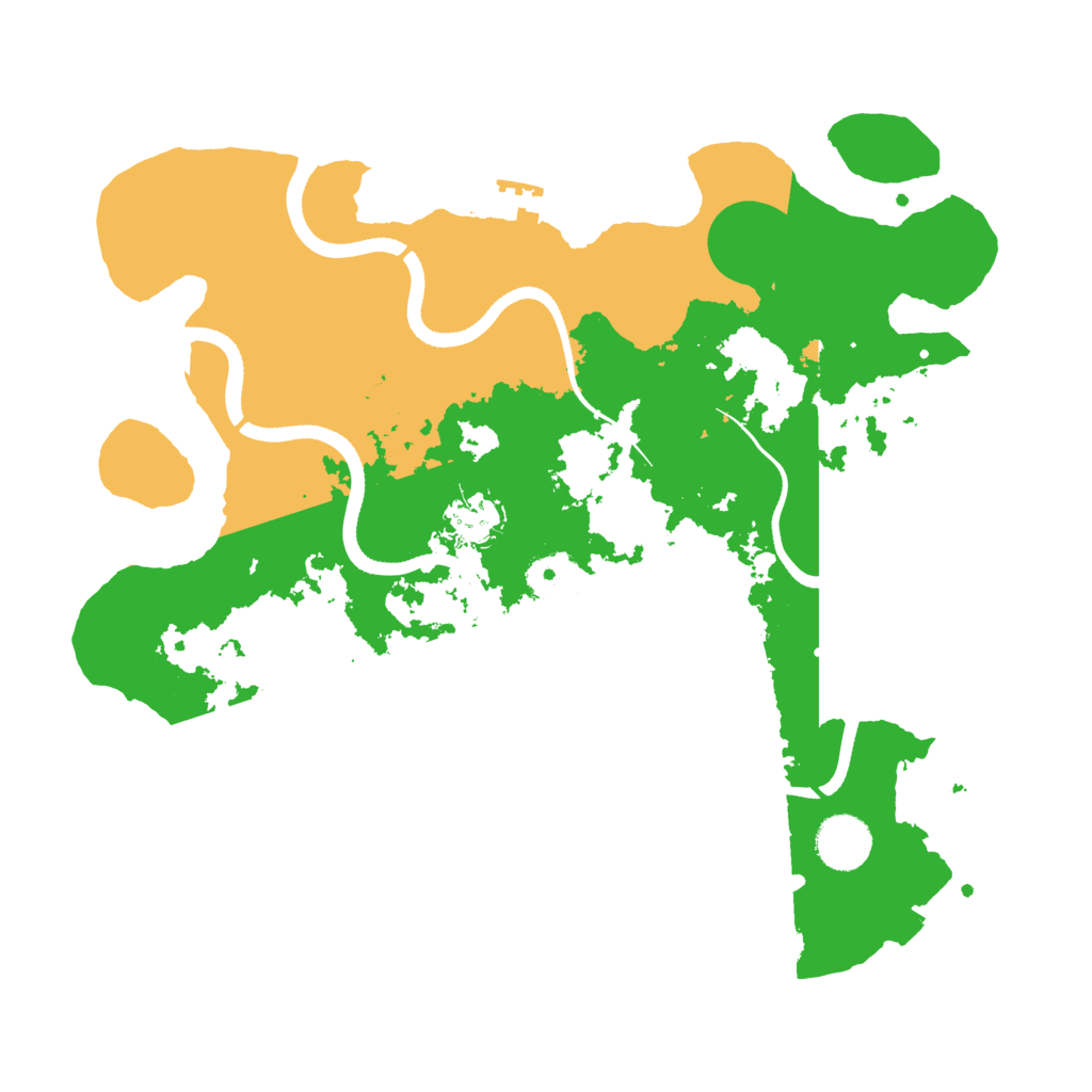 Biome Rust Map: Procedural Map, Size: 3500, Seed: 892050310
