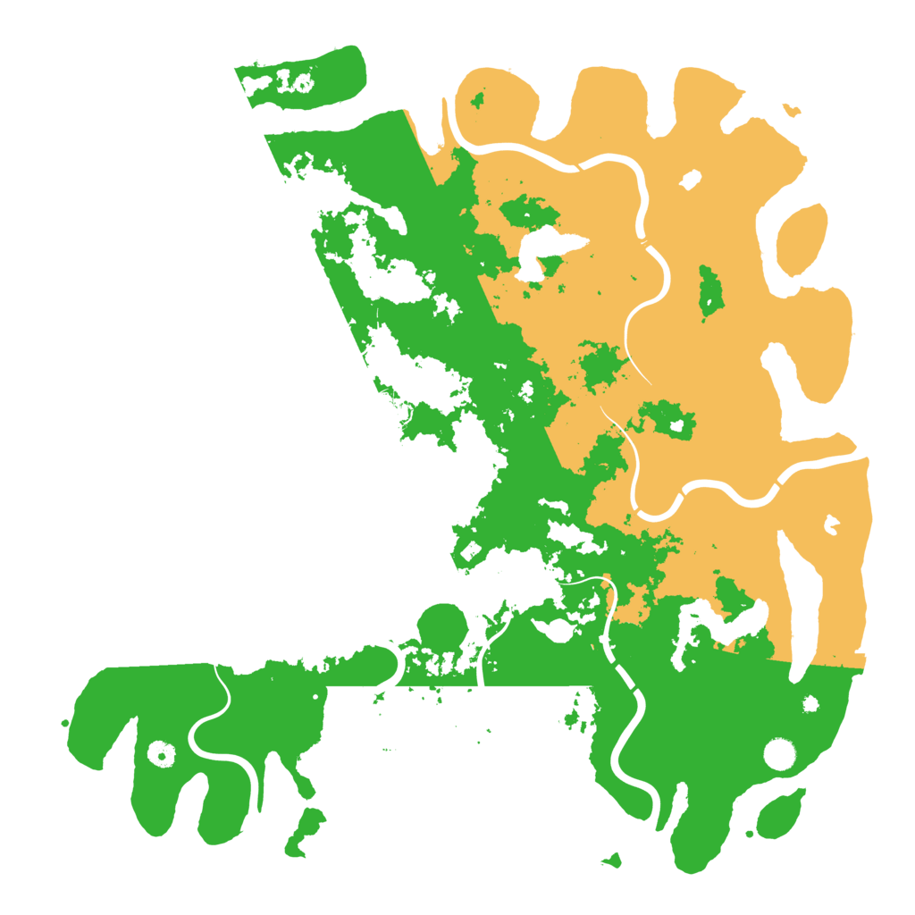 Biome Rust Map: Procedural Map, Size: 5000, Seed: 127341135