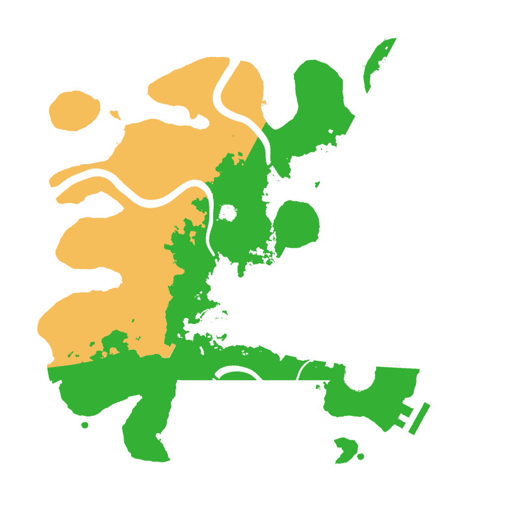 Biome Rust Map: Procedural Map, Size: 3000, Seed: 6981938