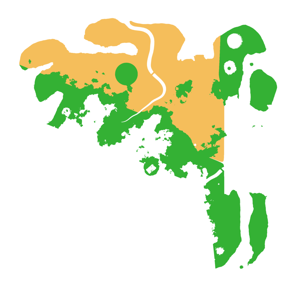 Biome Rust Map: Procedural Map, Size: 3500, Seed: 1120070530
