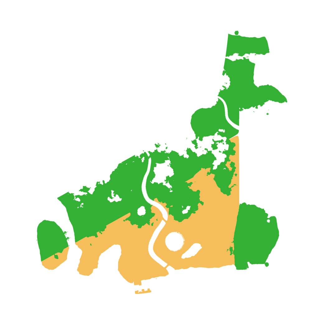 Biome Rust Map: Procedural Map, Size: 3000, Seed: 2938765