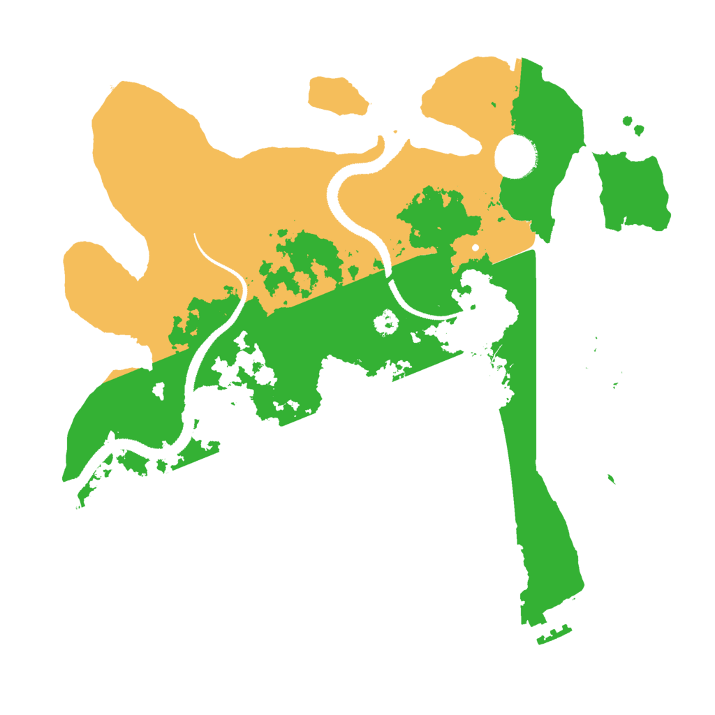 Biome Rust Map: Procedural Map, Size: 3000, Seed: 11922