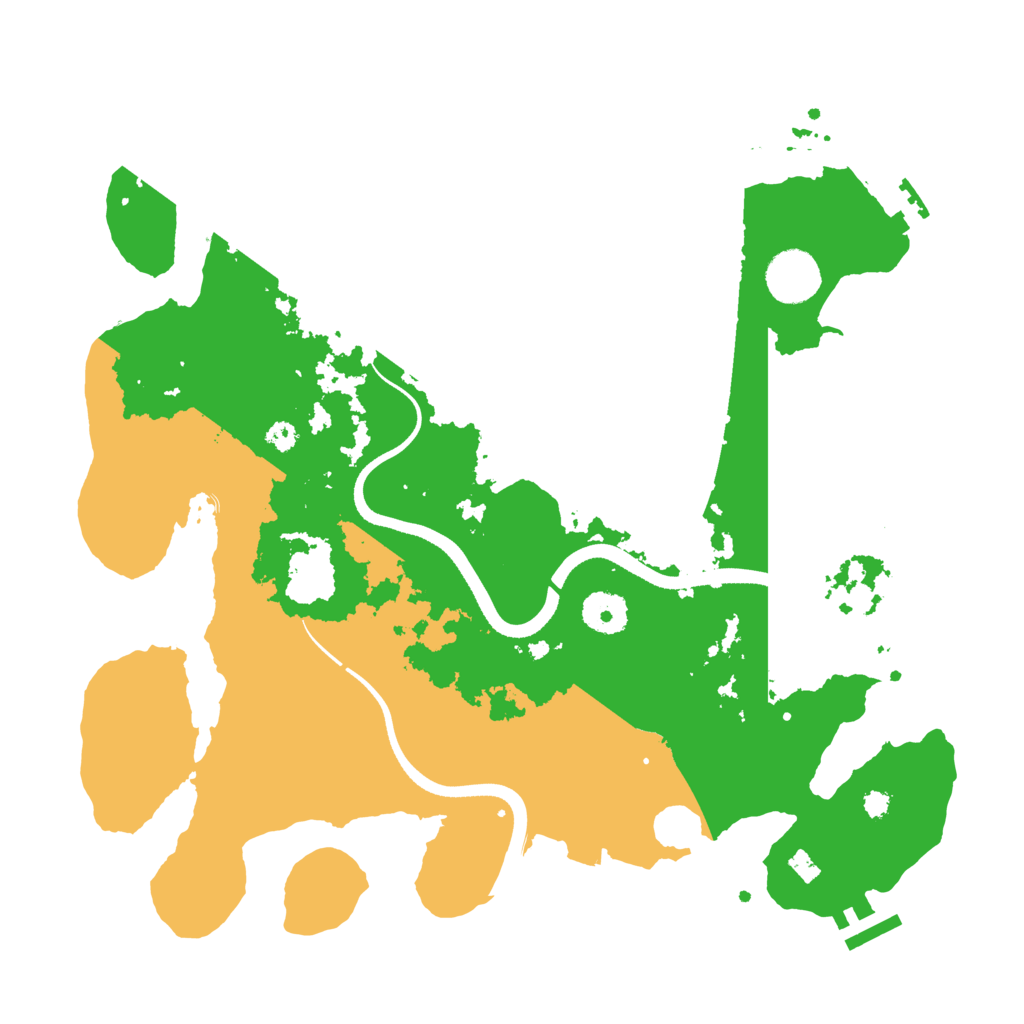 Biome Rust Map: Procedural Map, Size: 3500, Seed: 1661382212