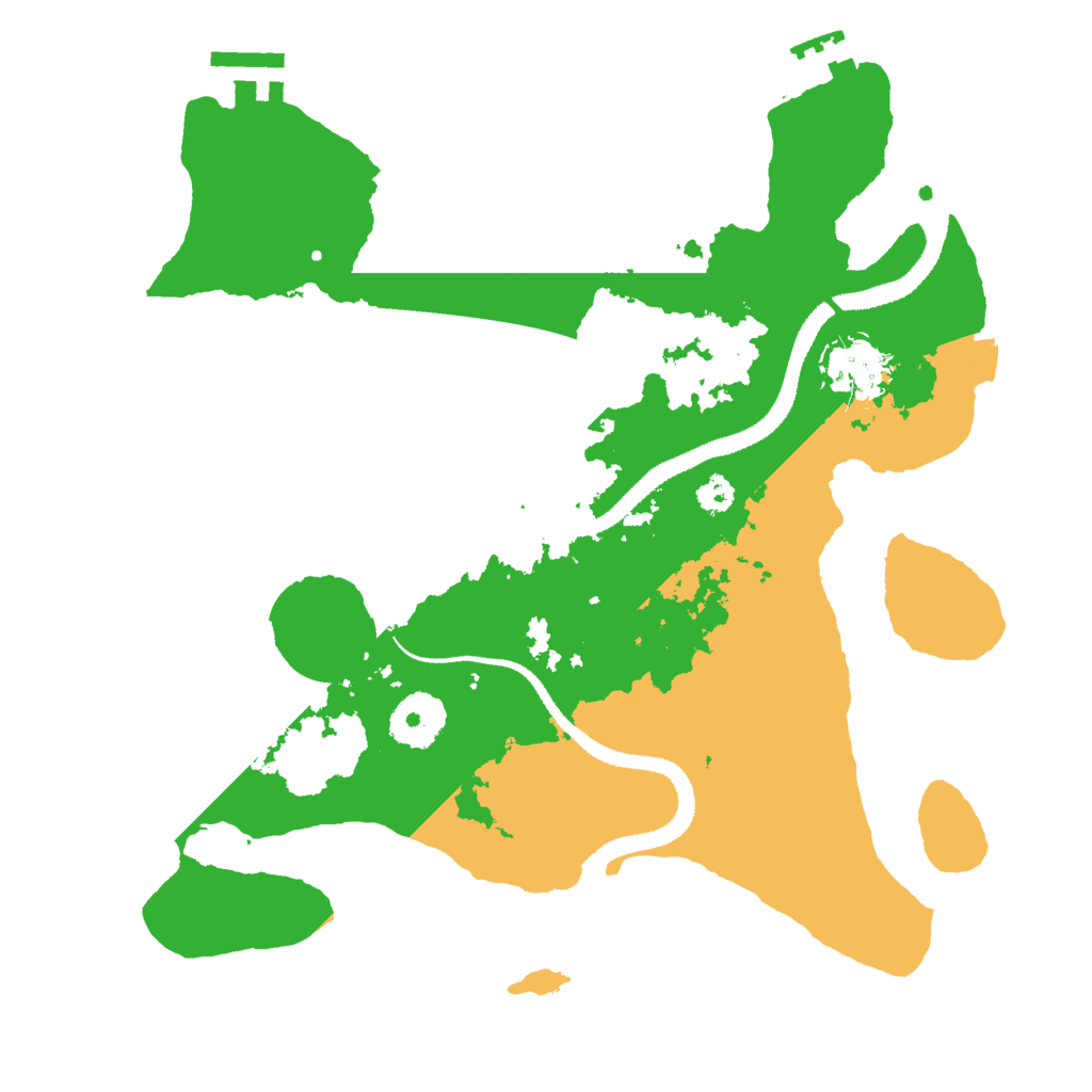 Biome Rust Map: Procedural Map, Size: 3000, Seed: 780379715