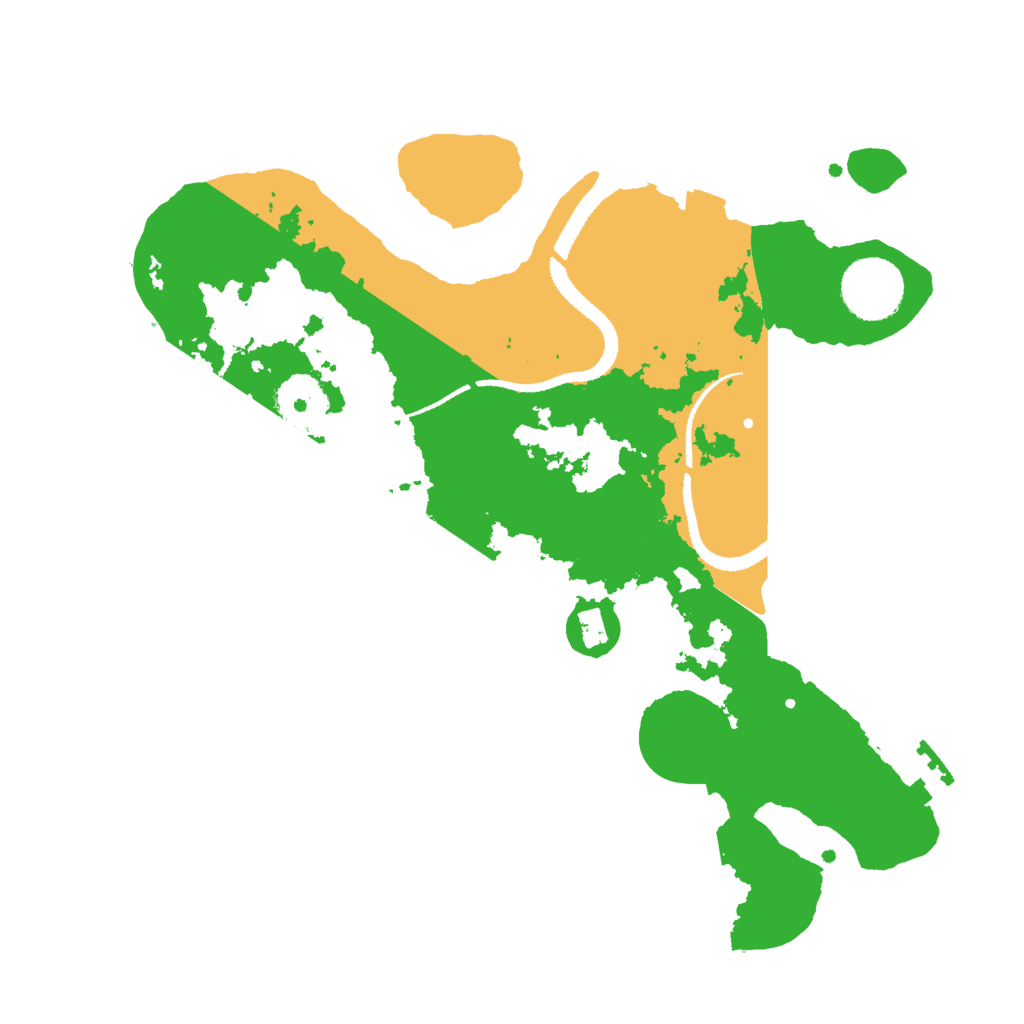 Biome Rust Map: Procedural Map, Size: 3000, Seed: 757917626