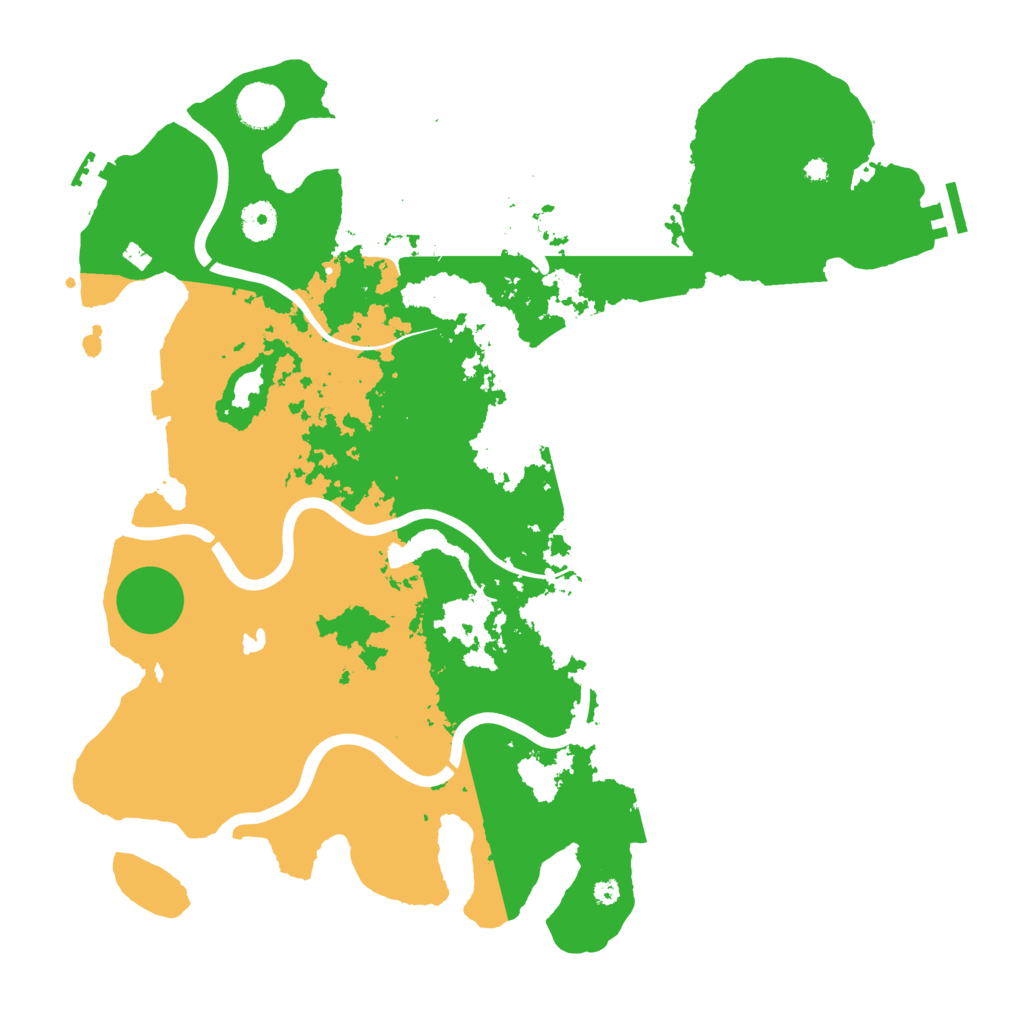 Biome Rust Map: Procedural Map, Size: 4021, Seed: 1040365417