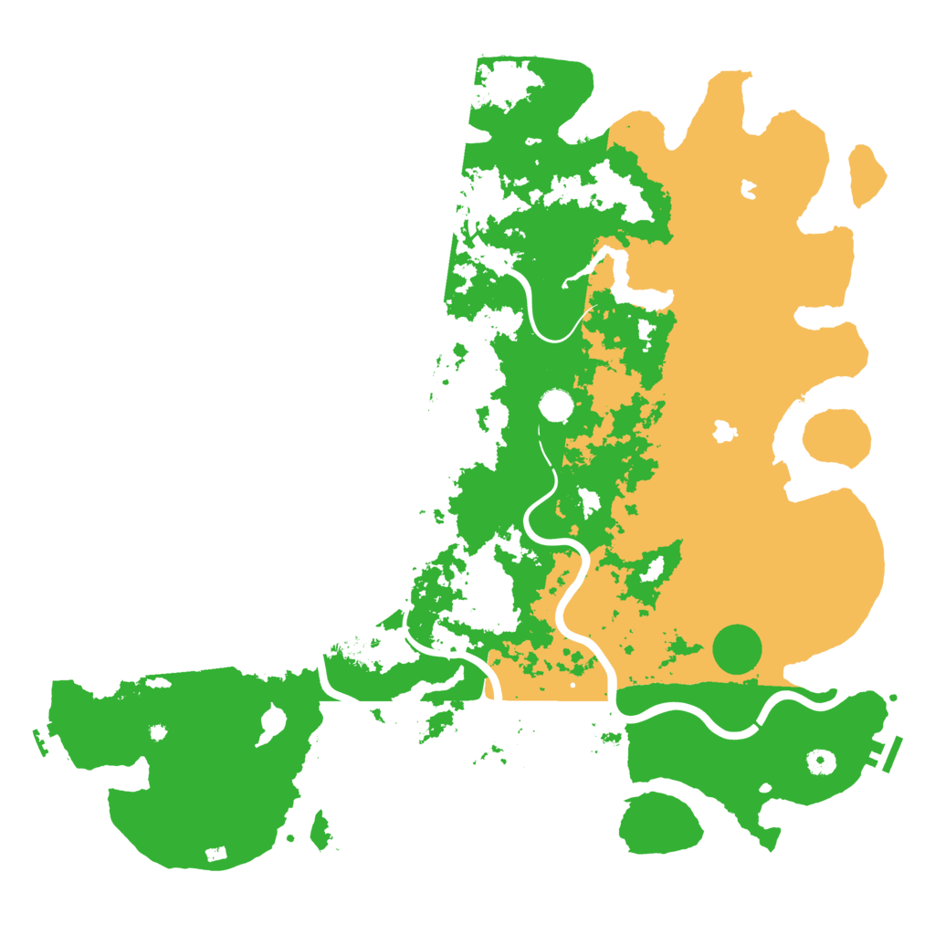 Biome Rust Map: Procedural Map, Size: 5000, Seed: 1006874245