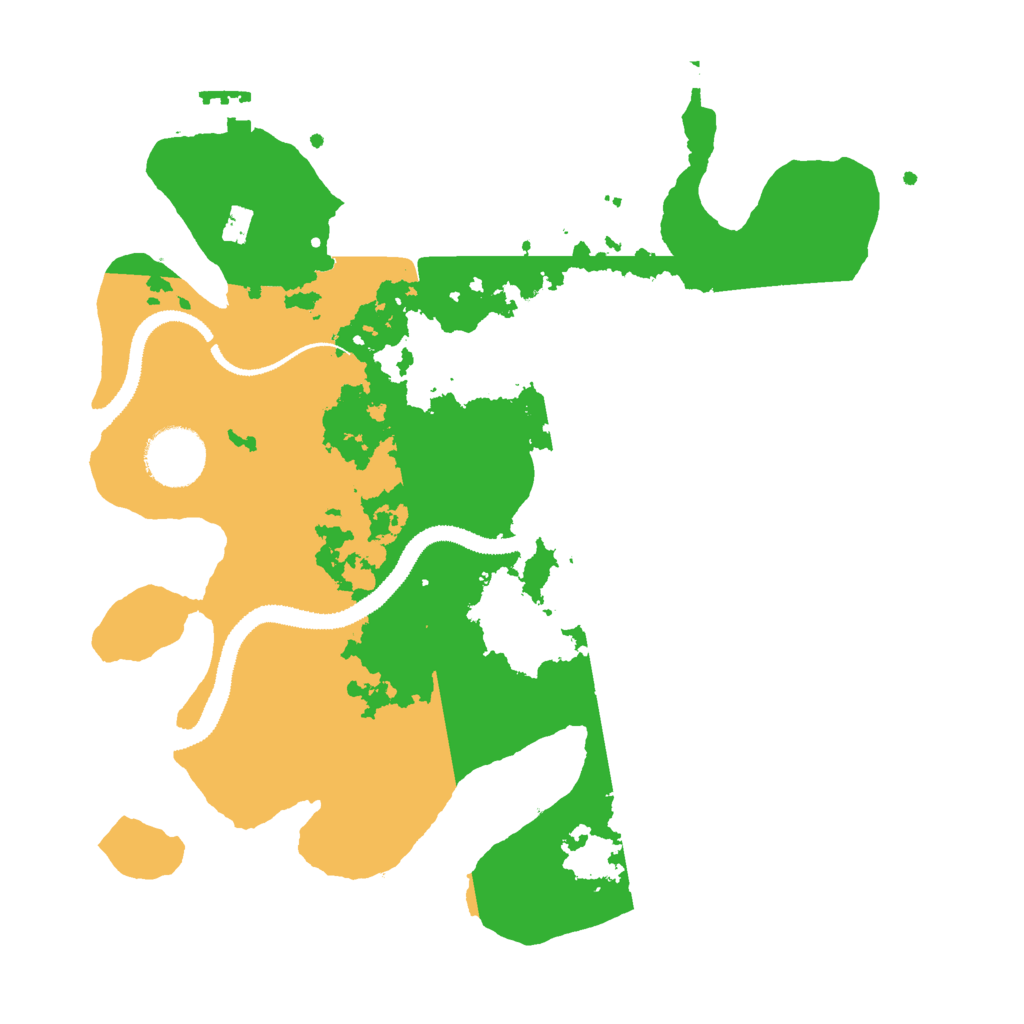 Biome Rust Map: Procedural Map, Size: 3000, Seed: 1120490997