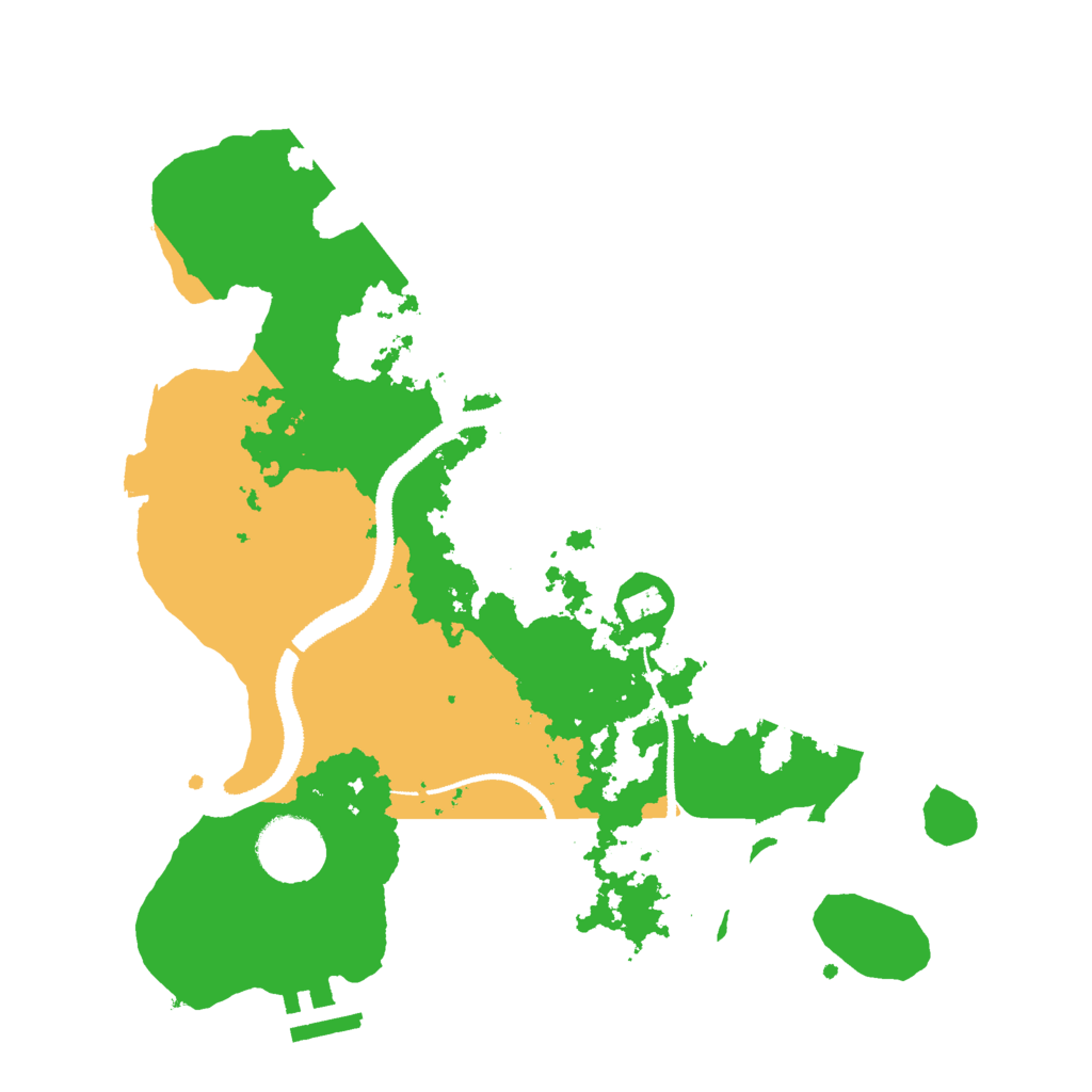 Biome Rust Map: Procedural Map, Size: 3000, Seed: 81919