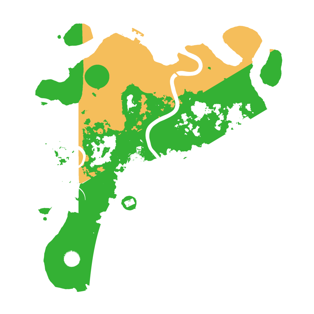 Biome Rust Map: Procedural Map, Size: 3500, Seed: 1768417836