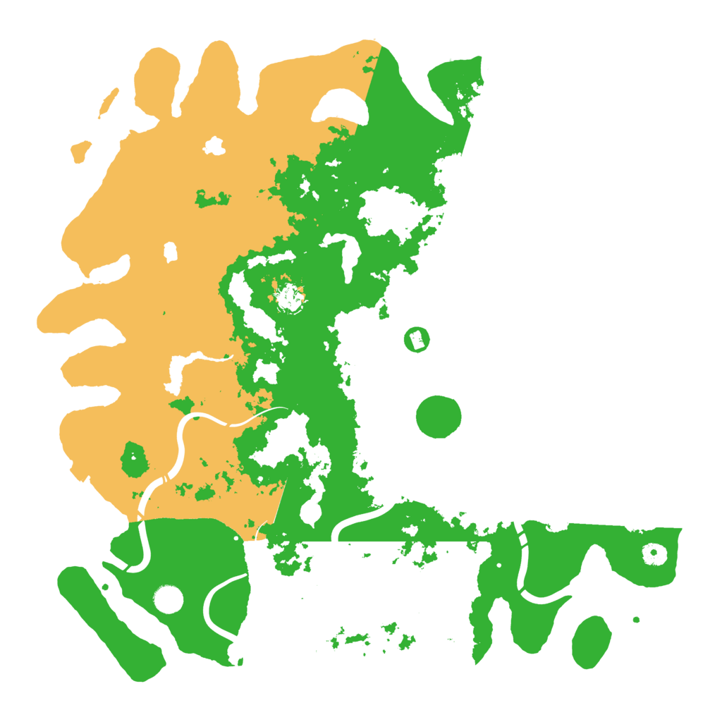 Biome Rust Map: Procedural Map, Size: 4500, Seed: 1353740714