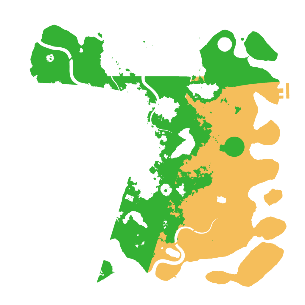 Biome Rust Map: Procedural Map, Size: 4000, Seed: 7852