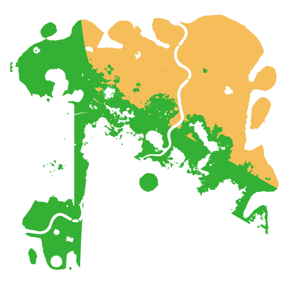 Biome Rust Map: Procedural Map, Size: 4500, Seed: 742510