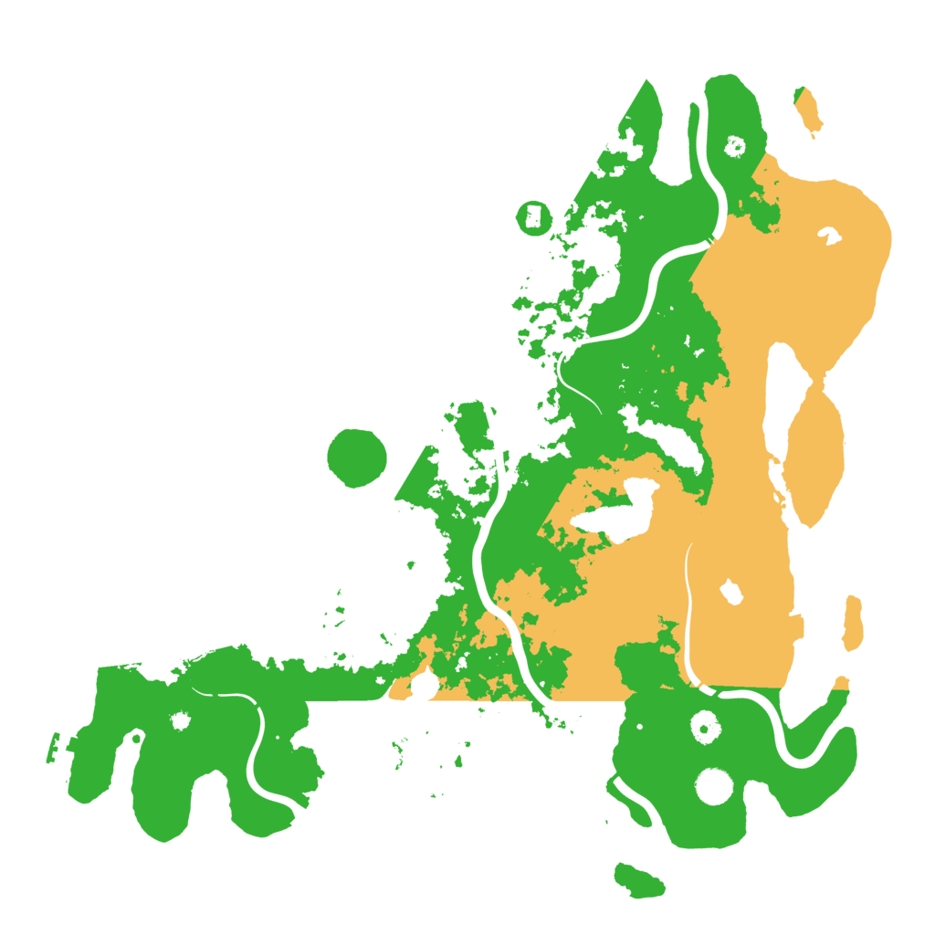 Biome Rust Map: Procedural Map, Size: 4500, Seed: 2006150552