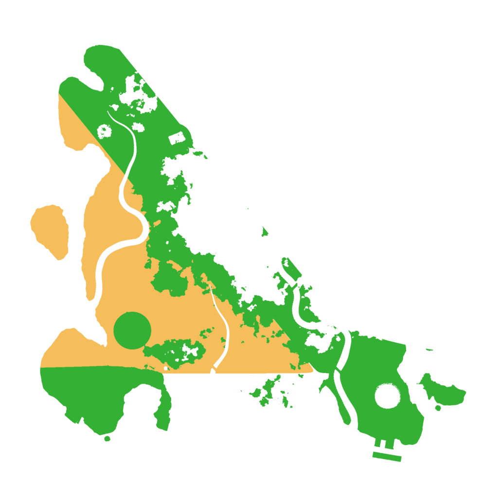 Biome Rust Map: Procedural Map, Size: 3500, Seed: 89178850