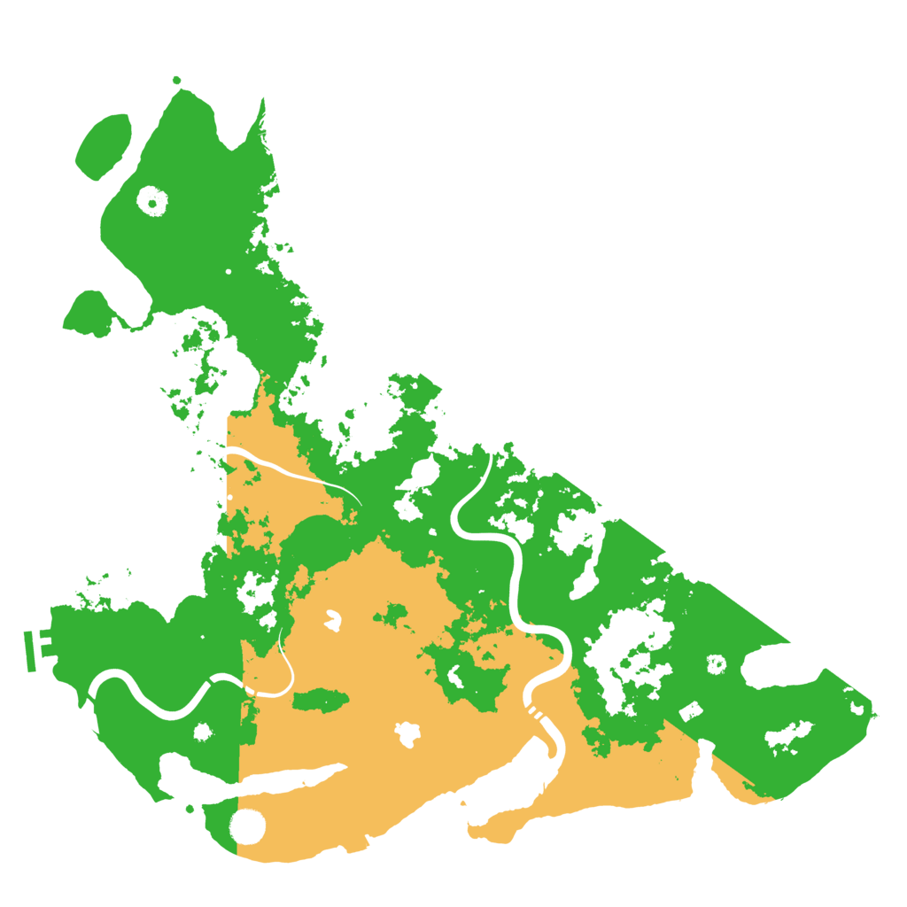 Biome Rust Map: Procedural Map, Size: 4500, Seed: 896204646