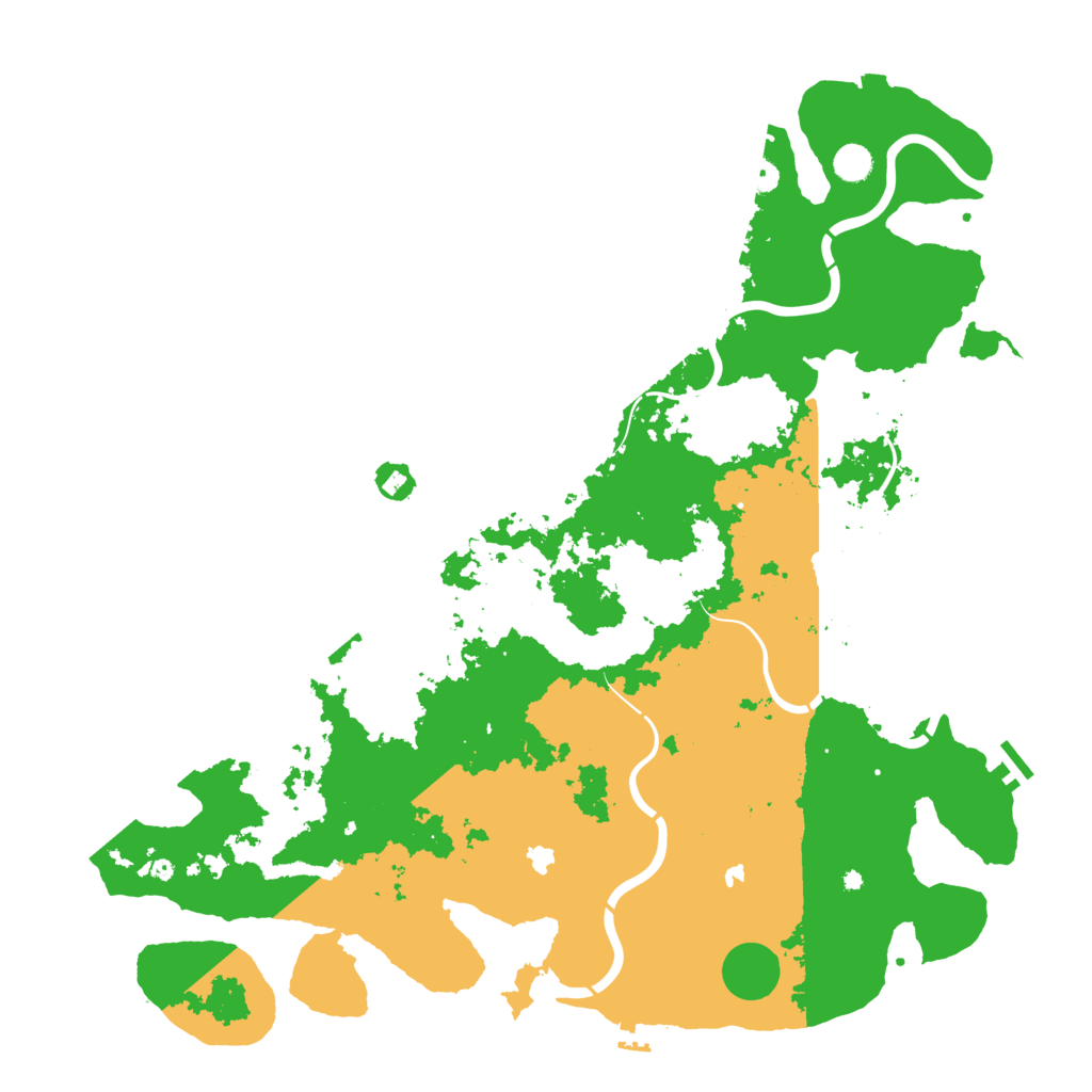 Biome Rust Map: Procedural Map, Size: 5000, Seed: 937871078