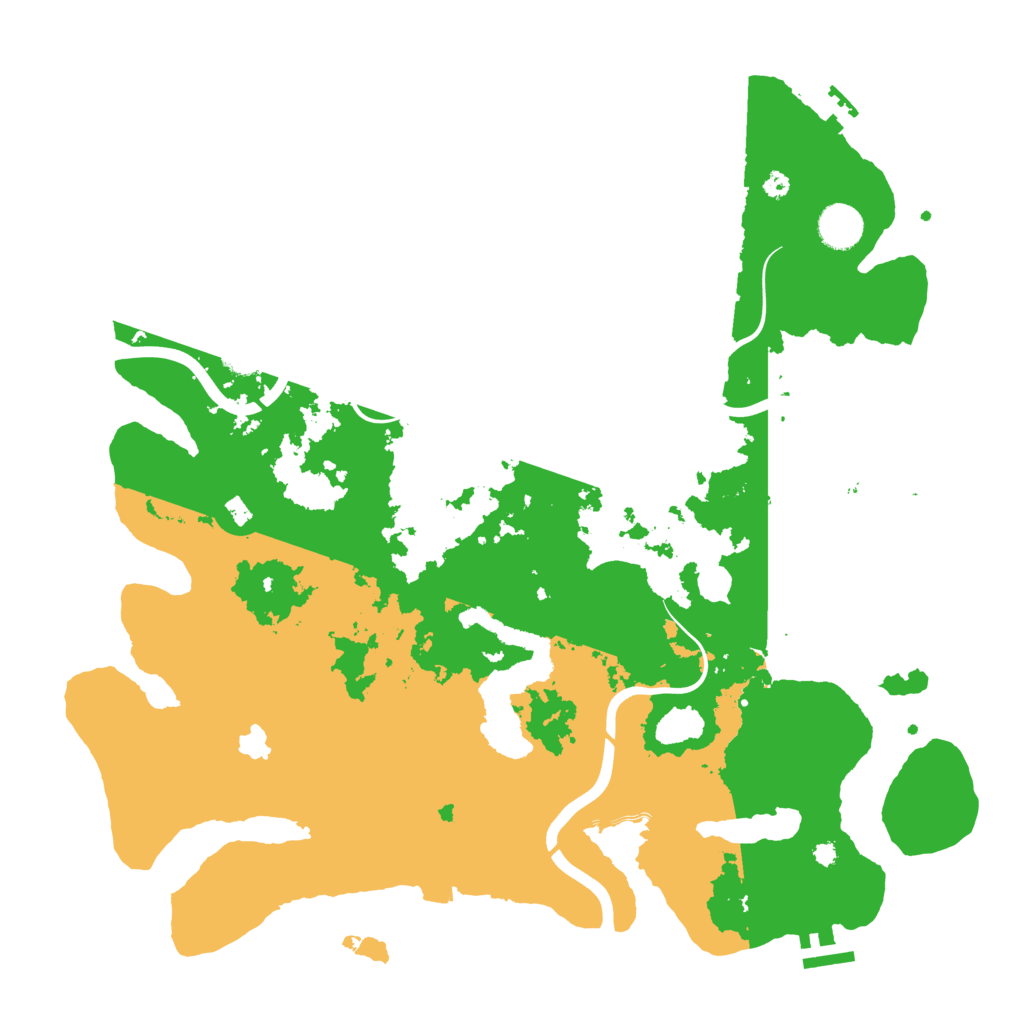 Biome Rust Map: Procedural Map, Size: 4000, Seed: 46893