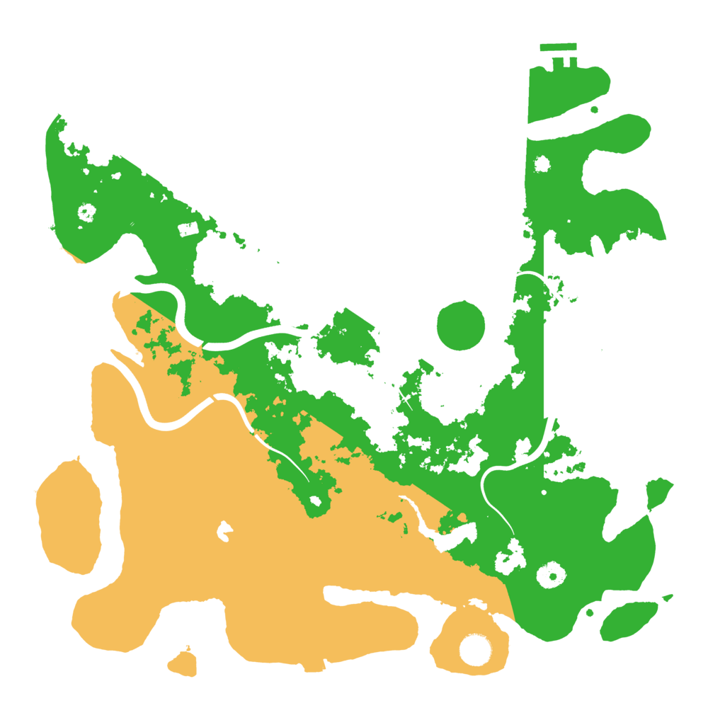Biome Rust Map: Procedural Map, Size: 4000, Seed: 1349236601
