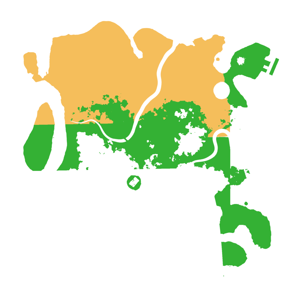 Biome Rust Map: Procedural Map, Size: 3500, Seed: 1168924971