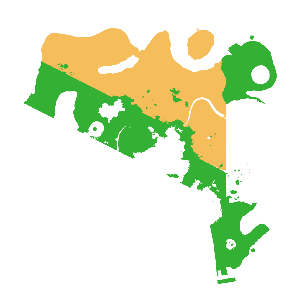 Biome Rust Map: Procedural Map, Size: 3000, Seed: 42398