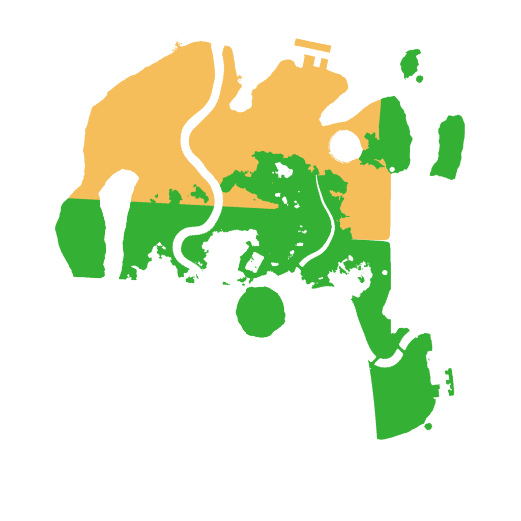 Biome Rust Map: Procedural Map, Size: 2900, Seed: 49234