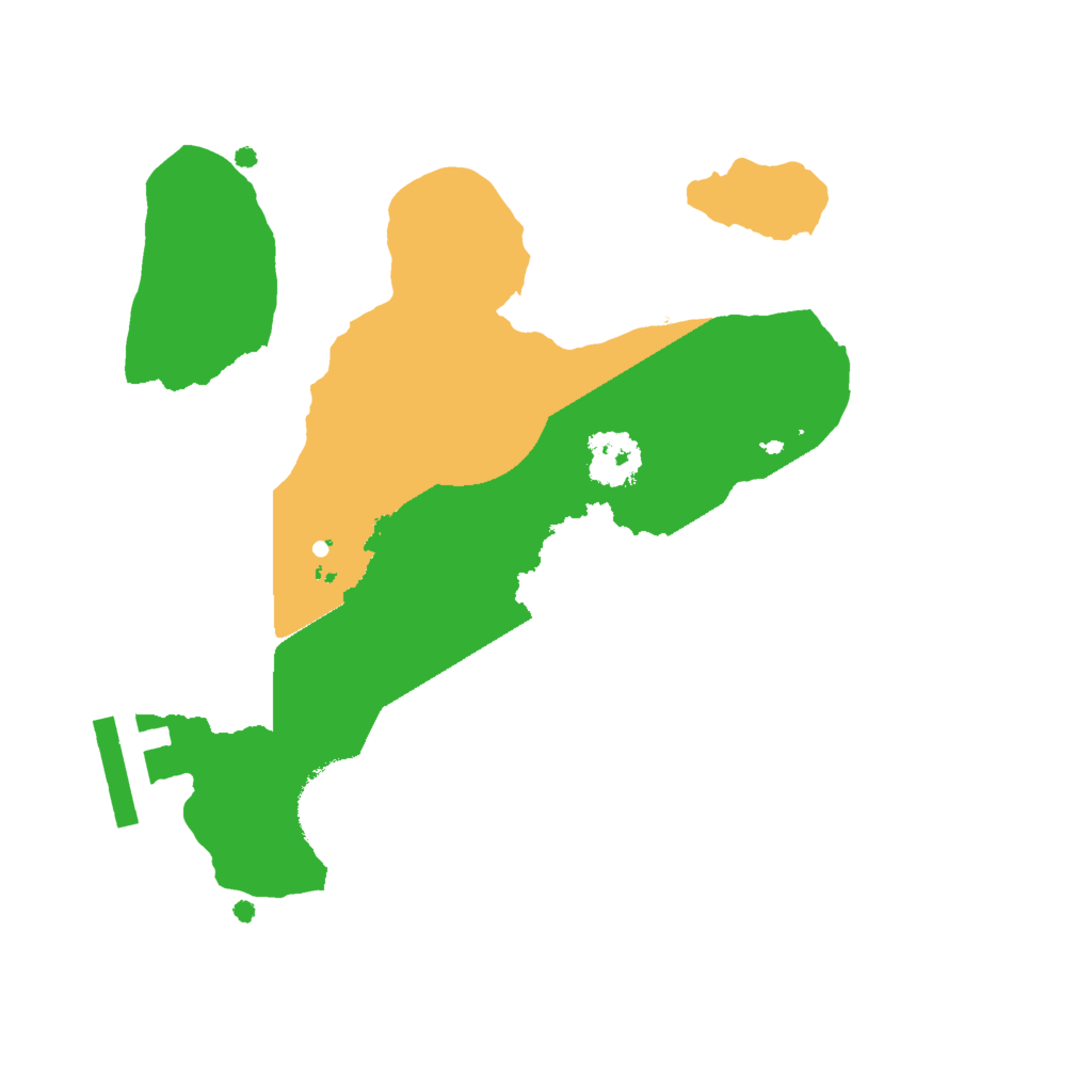 Biome Rust Map: Procedural Map, Size: 2000, Seed: 896715912