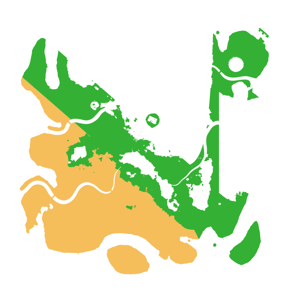 Biome Rust Map: Procedural Map, Size: 3500, Seed: 46750