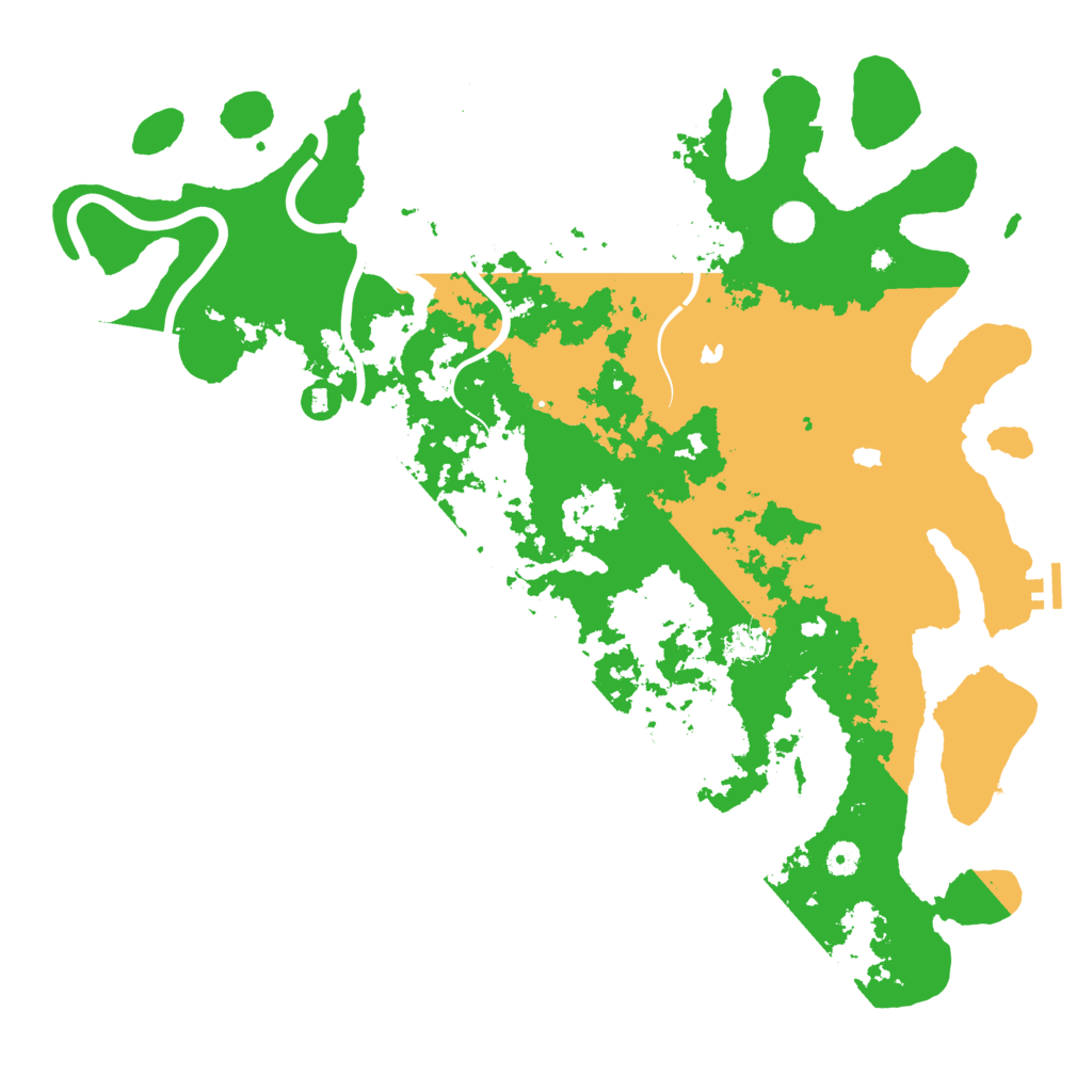Biome Rust Map: Procedural Map, Size: 4800, Seed: 99999999