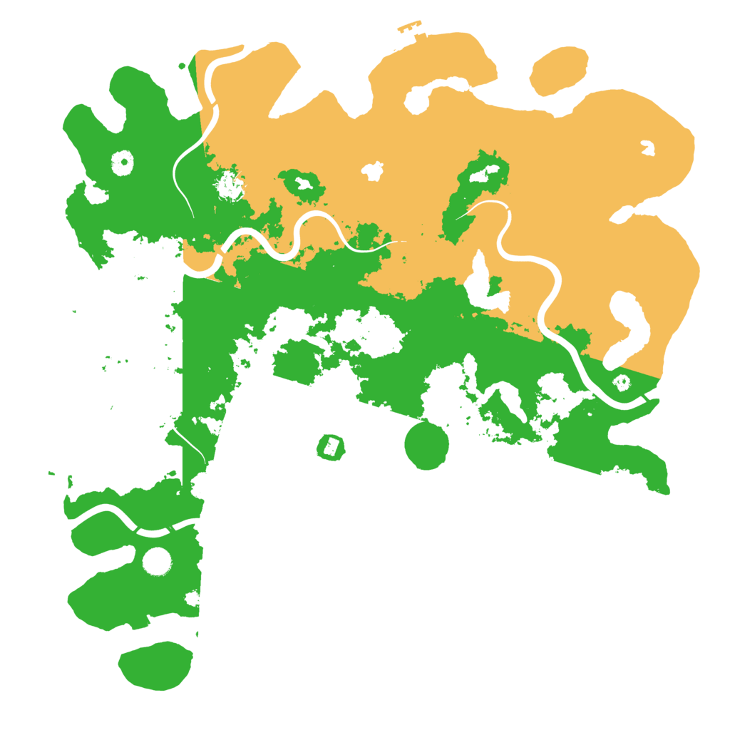 Biome Rust Map: Procedural Map, Size: 4500, Seed: 1793498033